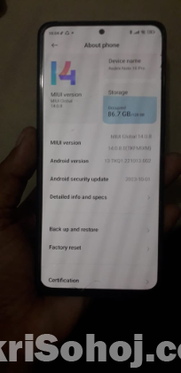 Redmi note 10 pro 6+2GB RAM/128GB ROM